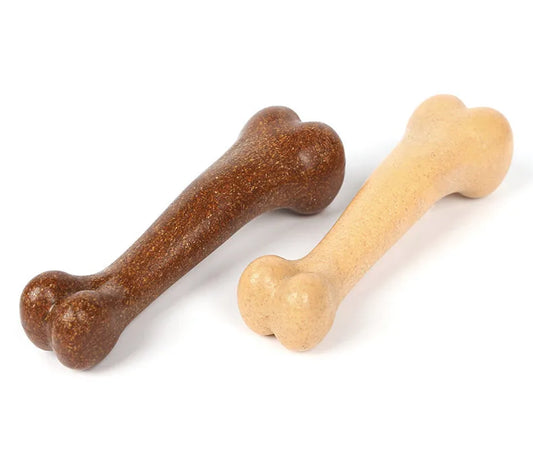 Os à mâcher indestructibles en forme d'os pour chiens