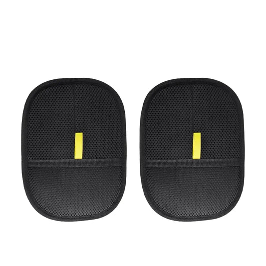 Gants de toilettage MonPachaTech noirs double face pour brosser les chiens et chats et retirer les poils des surfaces.