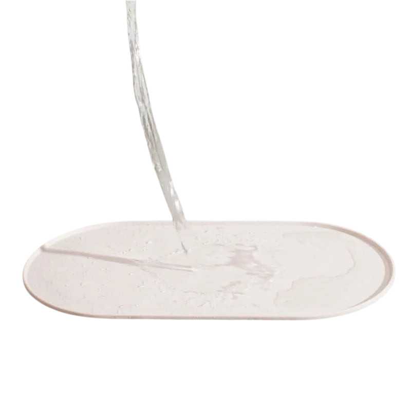 Tapis d'alimentation MonPachaTech en silicone rose imperméable et antidérapant pour gamelles de chat