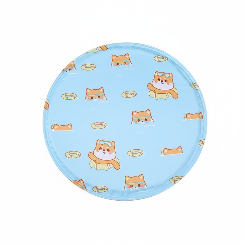 Tapis rafraîchissant bleu